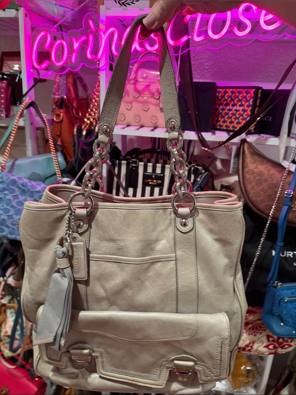 vintage coach leather